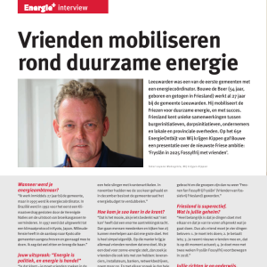 Vrienden mobiliseren rond duurzame energie