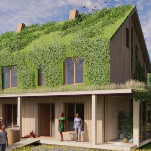 Innovatie: Ballast Nedam Development lanceert klimaatpositief Natuurhuis van stro